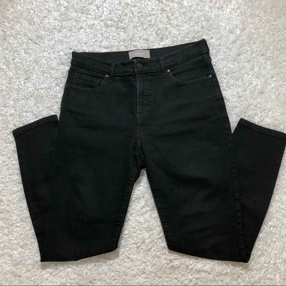 Everlane Mid-Rise Skinny Black Jeans